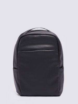 Городской рюкзак из экокожи с отделением для ноутбука/планшета zolla. Цвет: черный