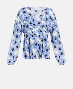 Блузка для отдыха , светло-синий Modström