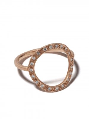 Золотое кольцо Infinity с бриллиантами Brooke Gregson. Цвет: золотистый