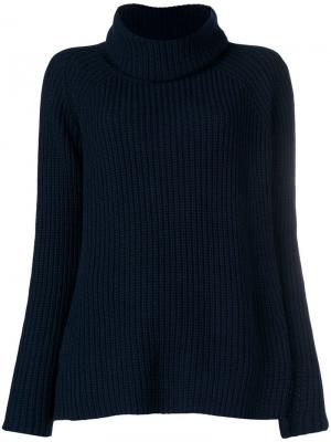 Вязаный свитер Odeeh. Цвет: синий