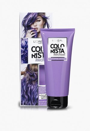 Бальзам оттеночный LOreal Paris L'Oreal COLORISTA WASHOUT смываемый красящий, оттенок пурпурные волосы, 80 мл. Цвет: прозрачный