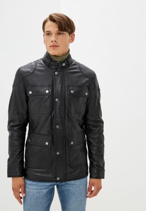 Куртка кожаная Jorg Weber PS315S0. Цвет: черный