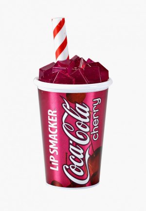 Бальзам для губ Lip Smacker с ароматом Coca-Cola Cherry, 7.4 г. Цвет: прозрачный
