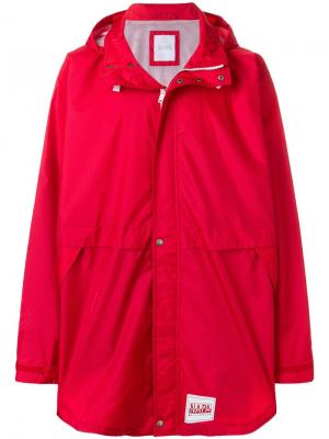 Свободное пальто-дождевик Napa By Martine Rose. Цвет: красный