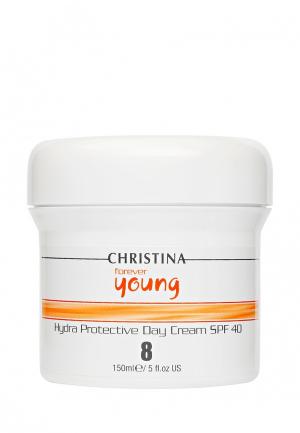 Дневной гидрозащитный крем с SPF40 Christina Forever Young - Омолаживающая линия 150 мл. Цвет: белый