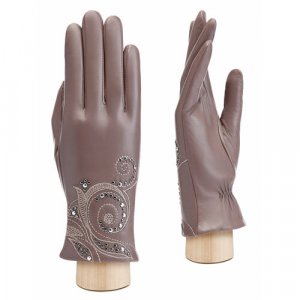 Перчатки , размер 7.5, серый, розовый ELEGANZZA. Цвет: бежевый/серый/розовый