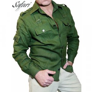 Рубашка , размер M, зеленый SAFARI. Цвет: зеленый