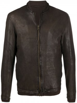 Куртка-бомбер Salvatore Santoro. Цвет: коричневый