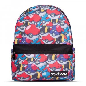 Детский мини-рюкзак Catch 'em All со сплошным сублимационным принтом, черный (MP736560POK) Pokemon, фиолетовый Pokémon