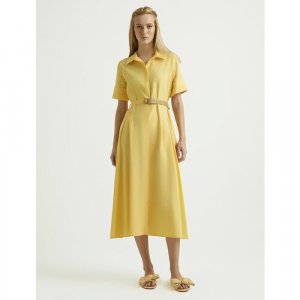 Платье, размер 36, желтый BGN. Цвет: желтый