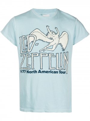 Футболка Led Zeppelin с графичным принтом Madeworn. Цвет: черный