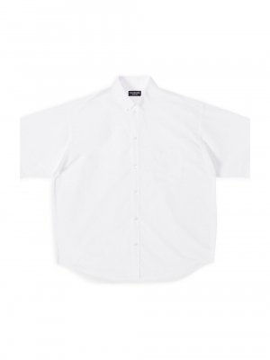 Рубашка с коротким рукавом BB Icon , белый Balenciaga