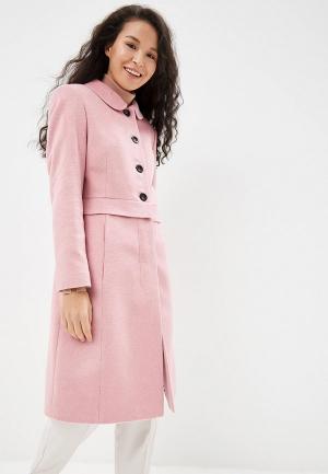 Пальто Style national. Цвет: розовый