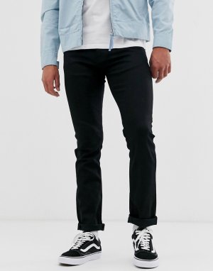 Черные прямые джинсы зауженного кроя Co-Черный цвет Nudie Jeans