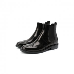 Кожаные ботинки Ceril Saint Laurent. Цвет: чёрный