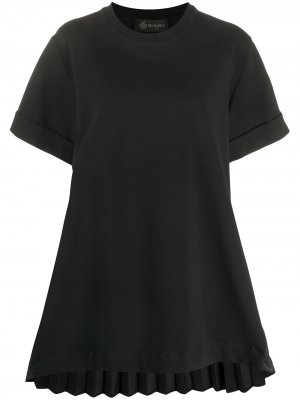 Платье-футболка с короткими рукавами Mr & Mrs Italy. Цвет: черный