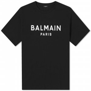 Футболка Paris Logo, цвет Black & White Balmain