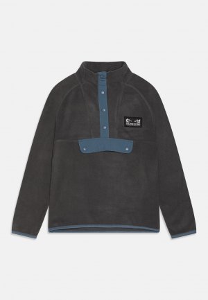 Флисовый свитер YOKTO BUTTON UNISEX , цвет coal black Didriksons