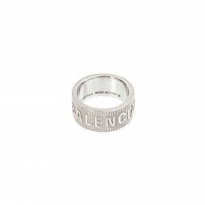 Кольцо из серебра с логотипом Balenciaga