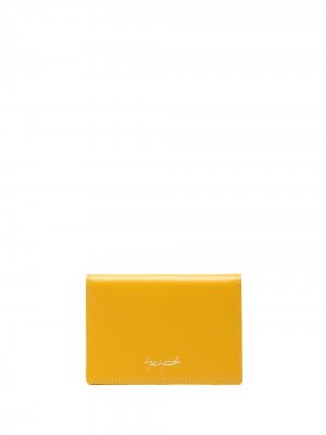 Картхолдер с тисненым логотипом Discord Yohji Yamamoto. Цвет: желтый