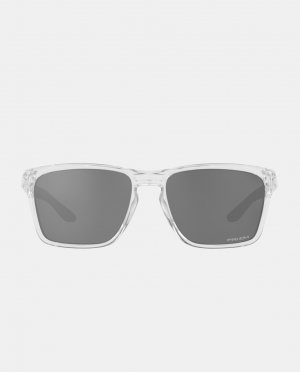 Прозрачные мужские солнцезащитные очки прямоугольной формы , прозрачный Oakley