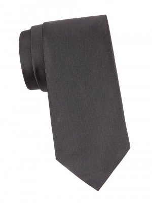 Однотонный шелковый галстук , серый Ralph Lauren Purple Label