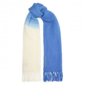 Шерстяной шарф Isabel Marant. Цвет: синий