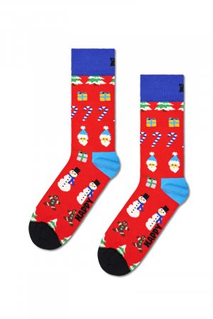 Рождественские носки унисекс , красный Happy Socks