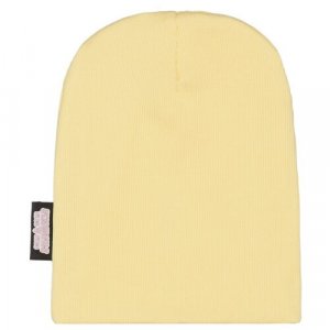 Шапка бини, размер 49 (обхват 48-50), желтый lucky child. Цвет: желтый