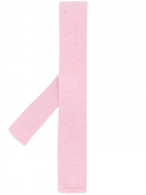 Кашемировый галстук N.Peal. Цвет: розовый
