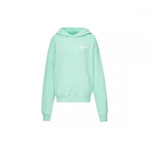 X Randomevent Co-Branded Solid Color Hooded Pullover Sweatshirt Unisex Tops Green HD0304 Reebok