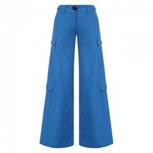 Хлопковые брюки Giuseppe di Morabito. Цвет: синий