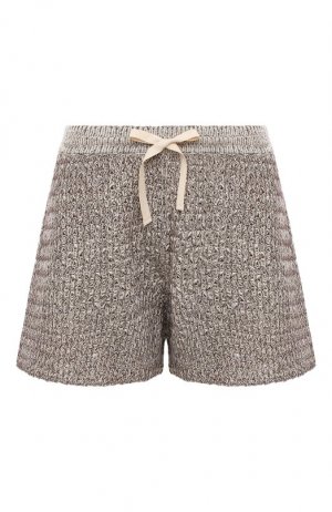 Хлопковые шорты Jil Sander. Цвет: серый