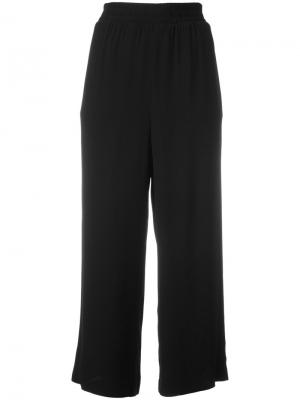 Укороченные брюки с эластичным поясом IM Isola Marras I'M. Цвет: чёрный
