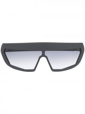 Солнцезащитные очки-визоры Pawaka. Цвет: серый