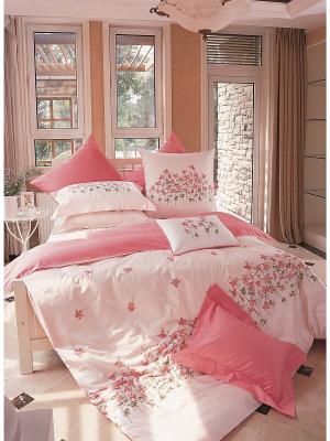 Комплект постельного белья 1,5 спальный Красивый город ARTILIVI. Цвет: розовый, светло-коралловый