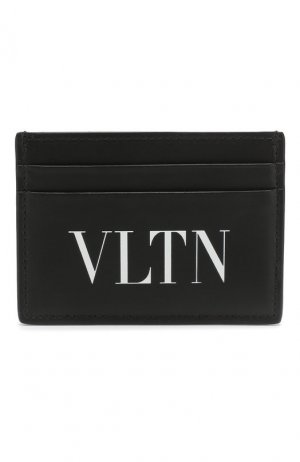 Кожаный футляр для кредитных карт VLTN Garavani Valentino. Цвет: черный