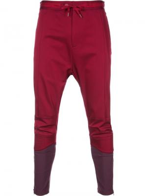 YK Biker trousers Yoshio Kubo. Цвет: розовый и фиолетовый