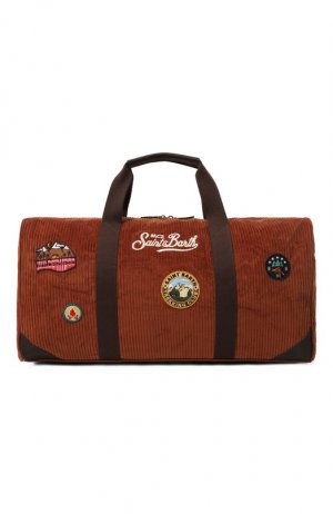 Текстильная дорожная сумка MC2 Saint Barth. Цвет: коричневый
