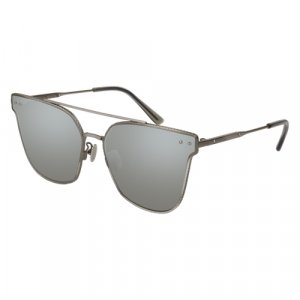 Солнцезащитные очки BV0140S 002, черный Bottega Veneta. Цвет: черный