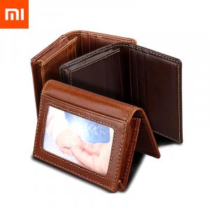 Для женщин и мужчин винтажные чехлы визиток держатель многофункциональный ID банковская карта чехол-кошелек из искусственной кожи дорожный анти-RFID Xiaomi
