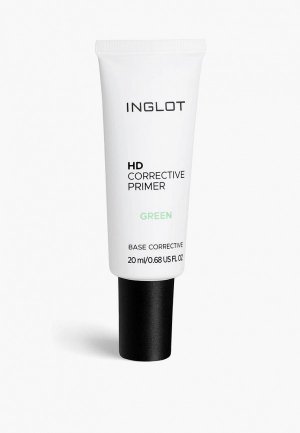 Праймер для лица Inglot HD corrective primer green 07, 20 мл. Цвет: зеленый