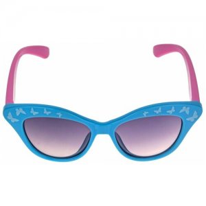 Солнцезащитные очки д/детей Бабочки,оправа голубая Т22473 Lukky. Цвет: голубой