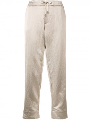 Прямые укороченные брюки Berwich. Цвет: нейтральные цвета