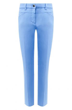 Укороченные джинсы прямого кроя Escada. Цвет: голубой