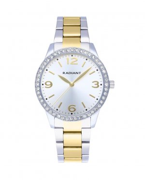 Женские часы Feline RA579203 из стали с ремешком двухцветного золота , серебро Radiant