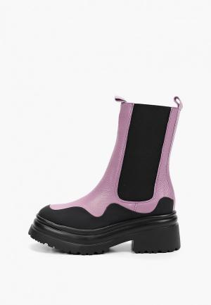 Ботинки L37. Цвет: фиолетовый