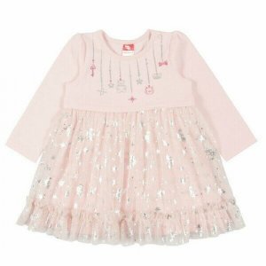 Платье , размер 68/44, розовый cherubino. Цвет: розовый/светло-розовый