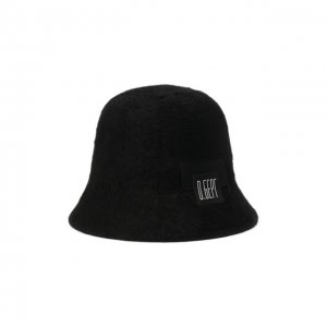 Шерстяная шляпа DANIILBERG. Цвет: чёрный
