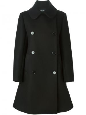 Двубортное пальто Simone Rocha. Цвет: чёрный